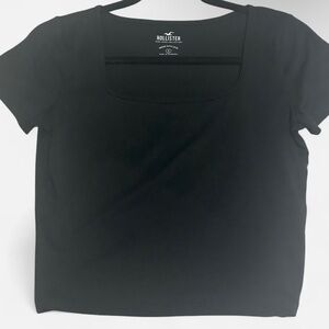 Hollister crop top - black